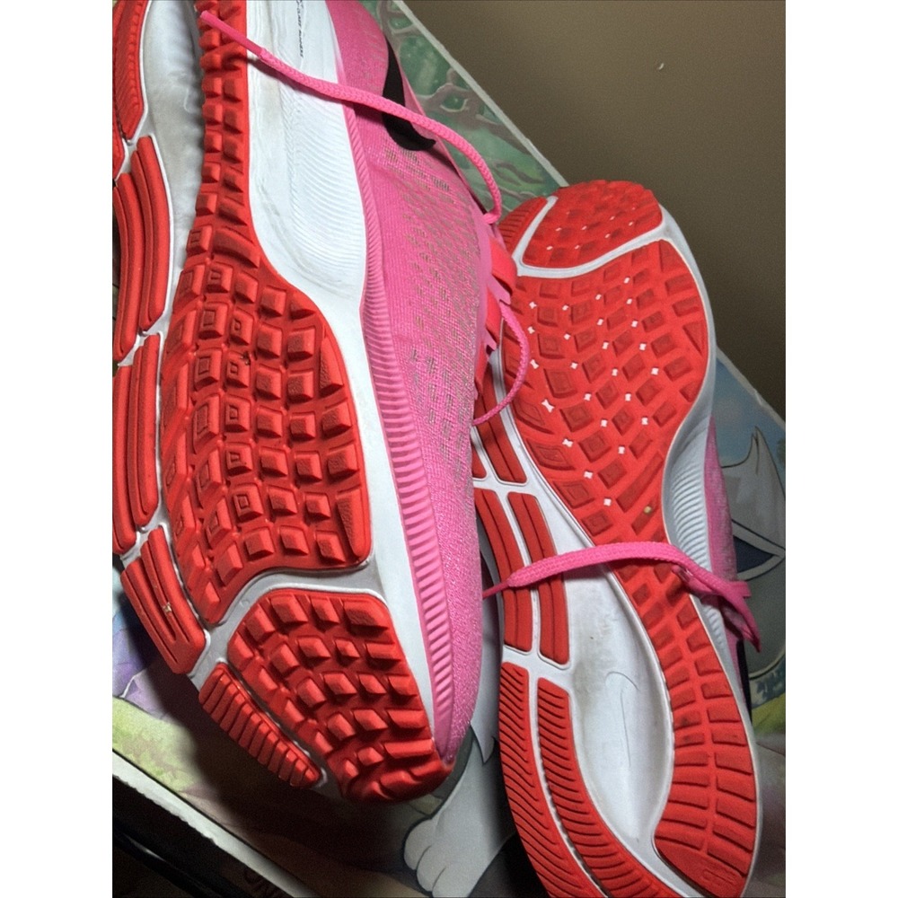 Nike Air Zoom Pegasus 37 Womens size 11 Running Shoes Pink Orange - Picture 10 of 15